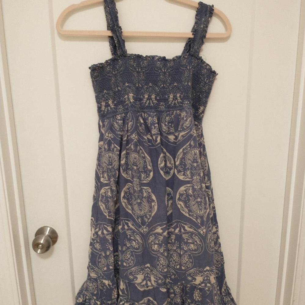 Blue summer sundress